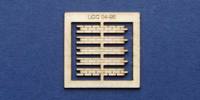 LCC 04-96 OO gauge brick chimney top decoration strips